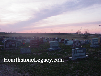 Holy Cross Cemetery at Emma, Missouri in Lafayette County, Missouri 02